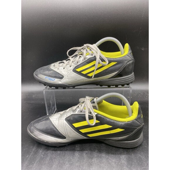 Adidas F 50 Soccer Turf Cleats Black Silver G61508 Low Top Mens Size 8 - Picture 2 of 7
